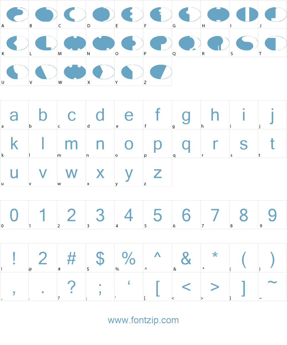 mydream Font Character